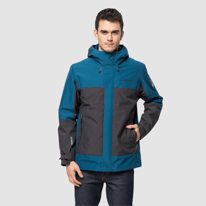 Jack Wolfskin Mens Dna Supernova 3in1 Jacket Navy 851479HTD